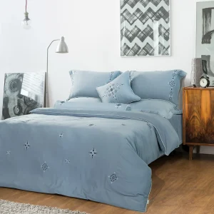 BỘ CHĂN GA GỐI OCEAN BLUE ESB23021