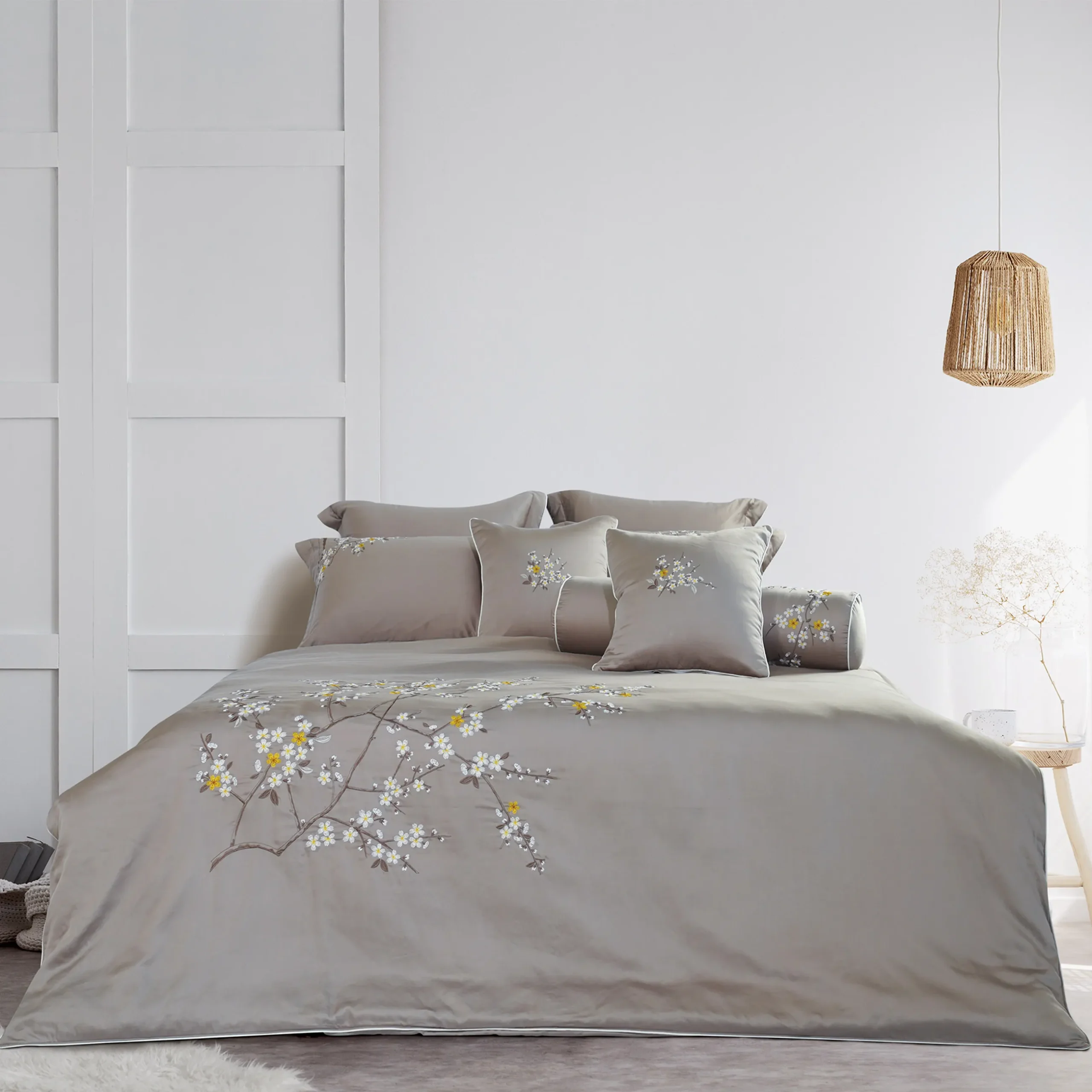 BỘ CHĂN GA GỐI SẮC MAI EST23034 BỘ CHĂN GA GỐI SẮC MAI EST23034