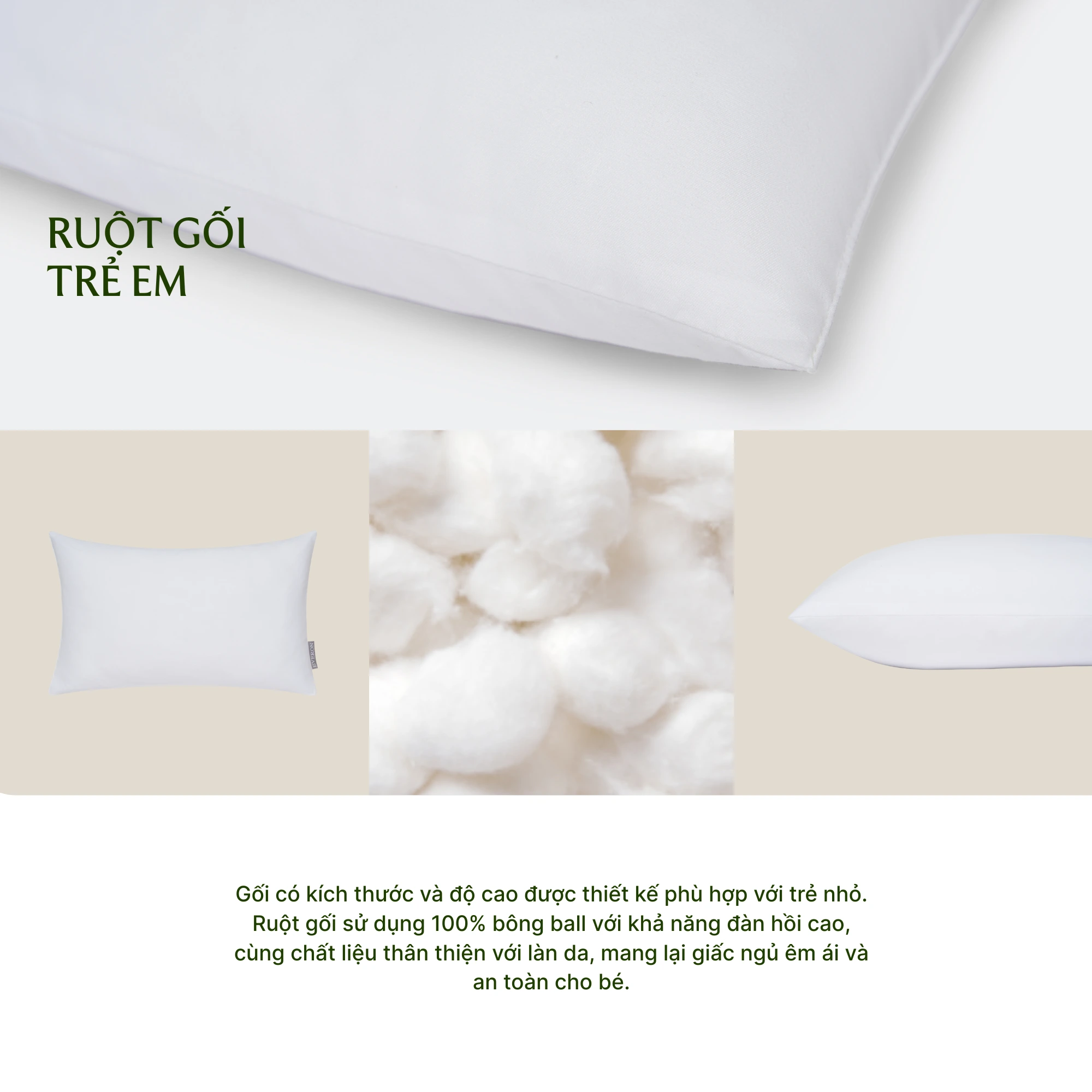 Ruột Gối Trẻ Em Thư Giãn Cổ